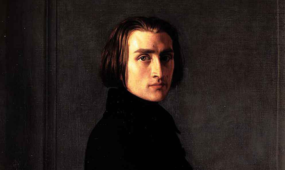 Image: Heinrich Lehmann, “Portrait of Franz Liszt”, 1839.