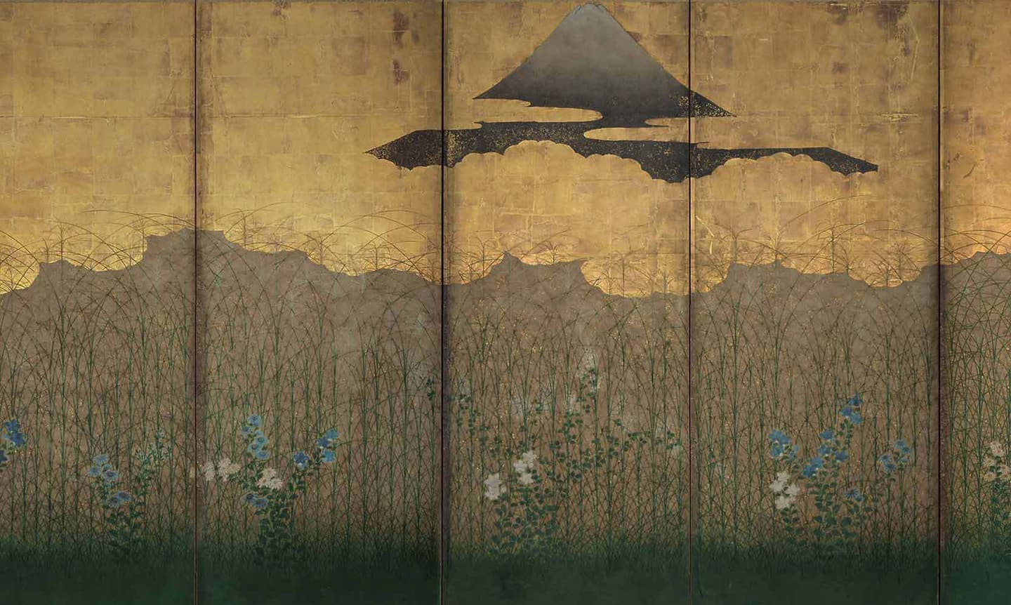 Image: Unknown, “The Plains of Musashi”, 17th century.