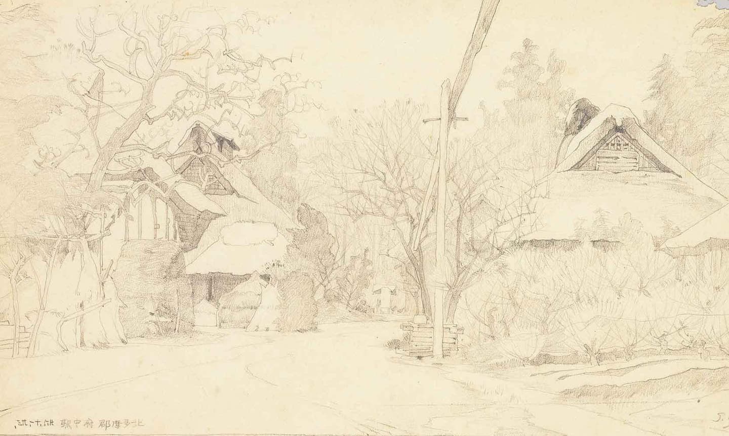 Image: Kanokogi Takeshiro, “Fuchu, Kita-Tama District”, 1893.